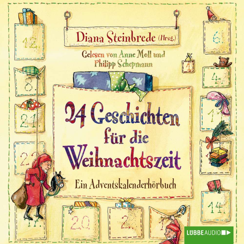Cover von Stefanie Scharnberg - 24 Geschichten für die Weihnachtszeit - Ein Adventskalenderhörbuch