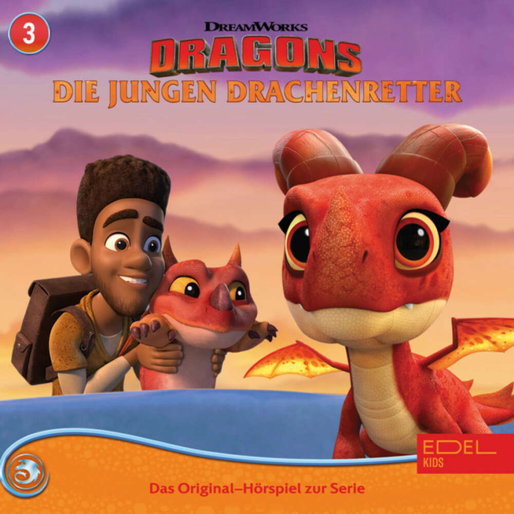 Cover von Dragons - Die jungen Drachenretter - Folge 3: Das Belzium-Wettrennen / Eiszeit (Das Original-Hörspiel zur TV Serie)