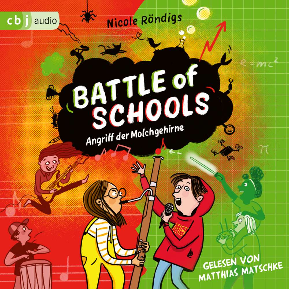 Cover von Nicole Röndigs - Die Battle-of-Schools-Reihe - Band 1 - Battle of Schools - Angriff der Molchgehirne