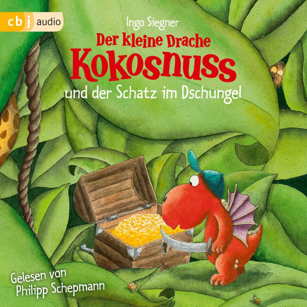 Cover von Ingo Siegner - Die Abenteuer des kleinen Drachen Kokosnuss - Band 11 - Der kleine Drache Kokosnuss und der Schatz im Dschungel