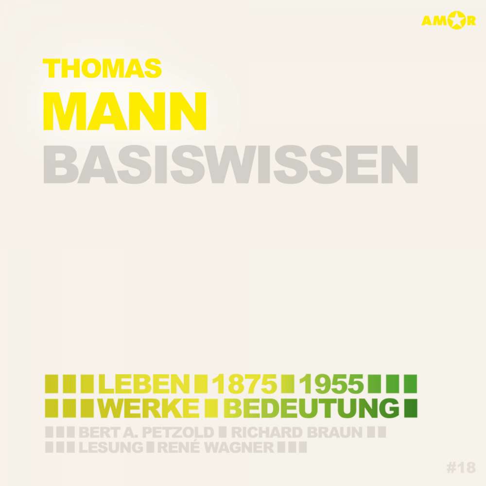 Cover von Bert Alexander Petzold - Thomas Mann (1875-1955) Basiswissen - Leben, Werk, Bedeutung