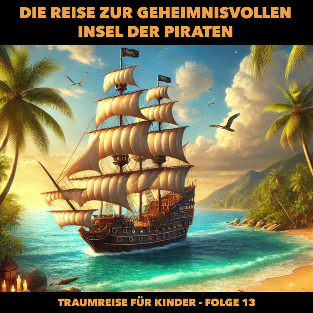 Cover von Traumreisen für Kinder - Folge 13 - Die Reise zur geheimnisvollen Insel der Piraten