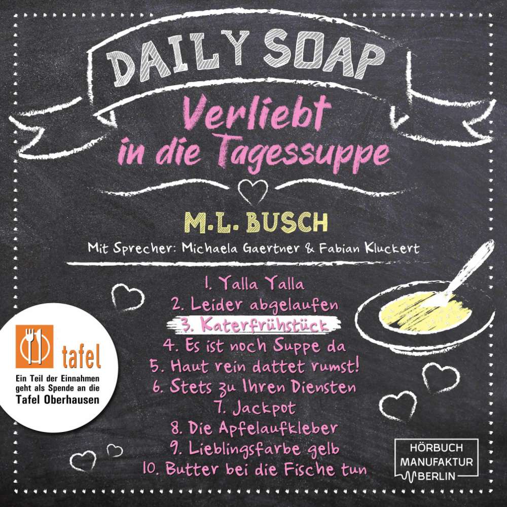 Cover von M. L. Busch - Daily Soap - Verliebt in die Tagessuppe - Mittwoch - Band 3 - Katerfrühstück