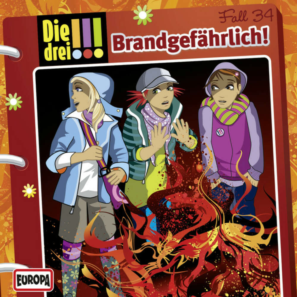 Cover von Die drei !!! - 034/Brandgefährlich!