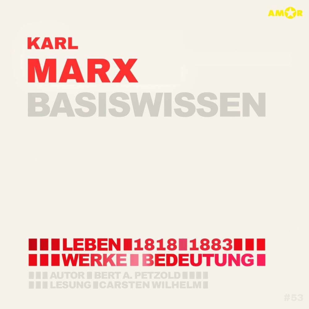 Cover von Bert Alexander Petzold - Basiswissen - Karl Marx (1818-1883) - Leben, Werke, Bedeutung