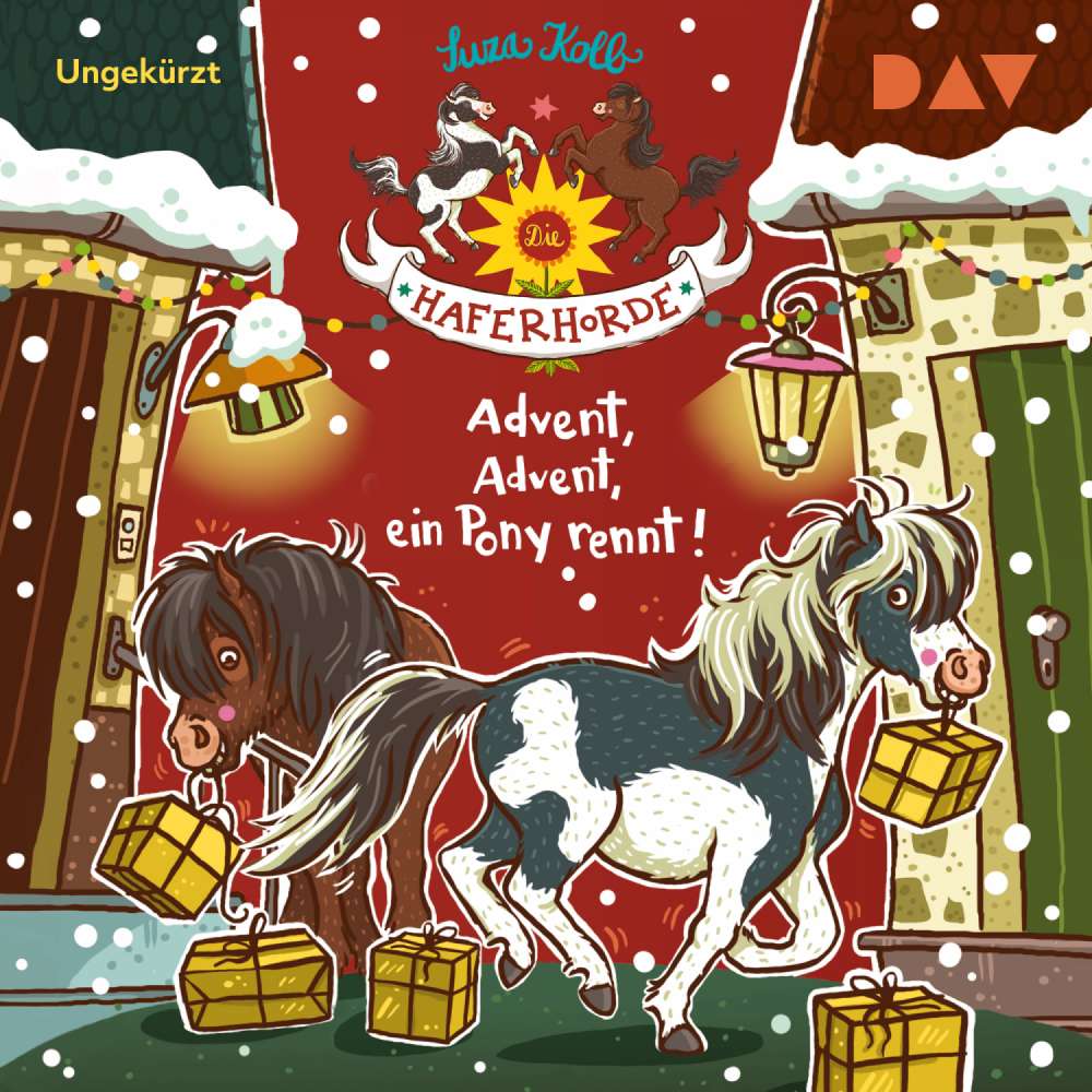 Cover von Suza Kolb - Die Haferhorde - Teil 16 - Advent, Advent, ein Pony rennt!