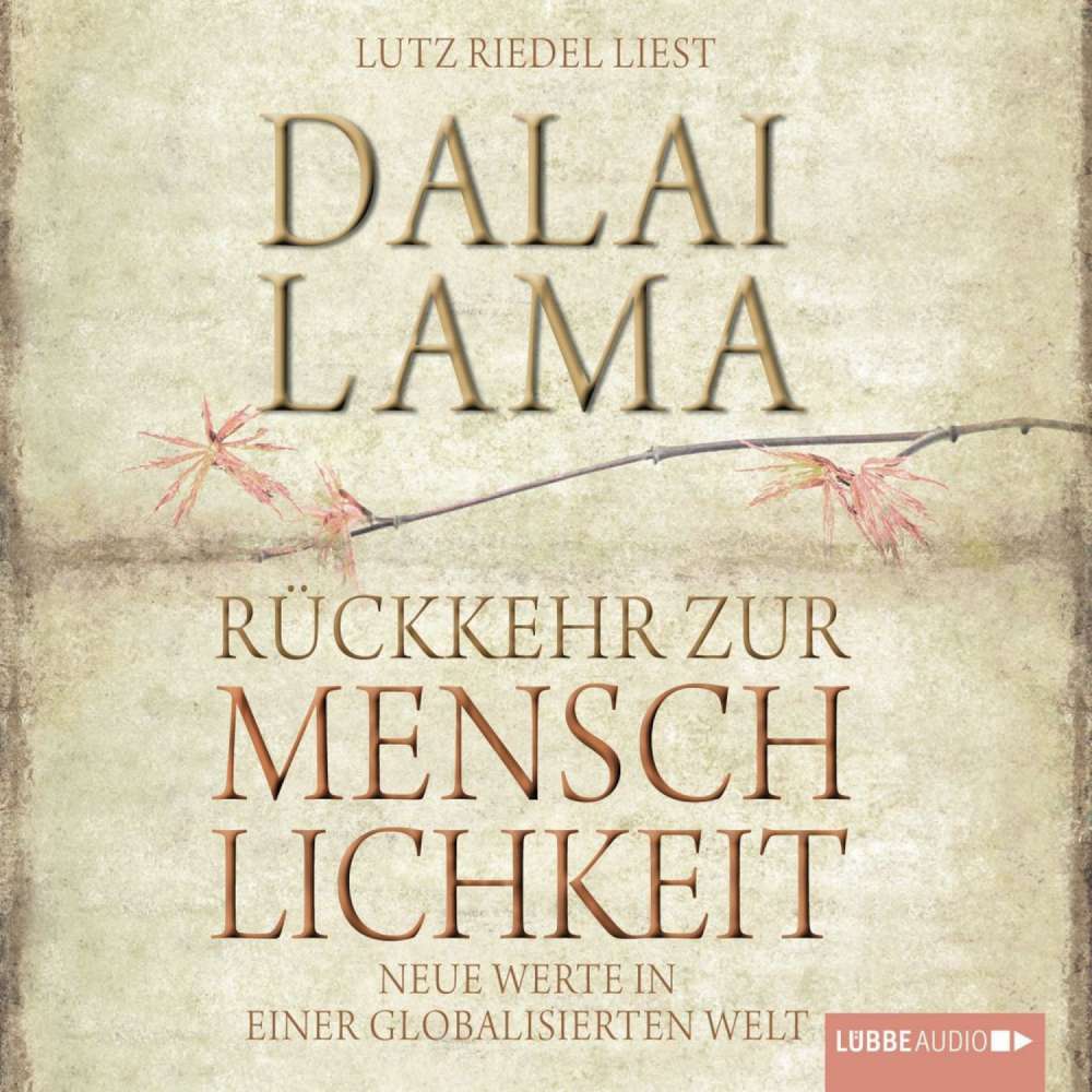 Cover von Dalai Lama - Rückkehr zur Menschlichkeit - Neue Werte in einer globalisierten Welt