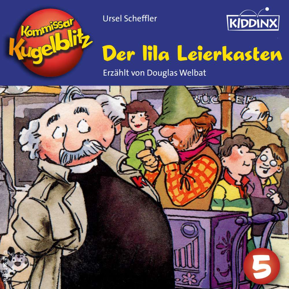 Cover von Ursel Scheffler - Kommissar Kugelblitz - Folge 5 - Der lila Leierkasten