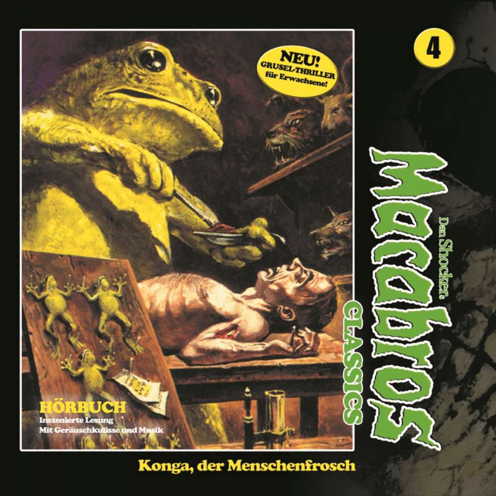 Cover von Macabros - Folge 4 - Konga, der Menschenfrosch