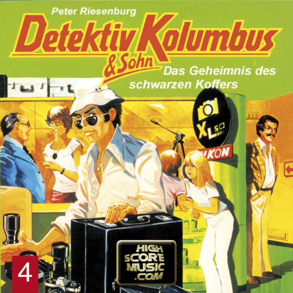 Cover von Detektiv Kolumbus & Sohn - Folge 4 - Das Geheimnis des schwarzen Koffers