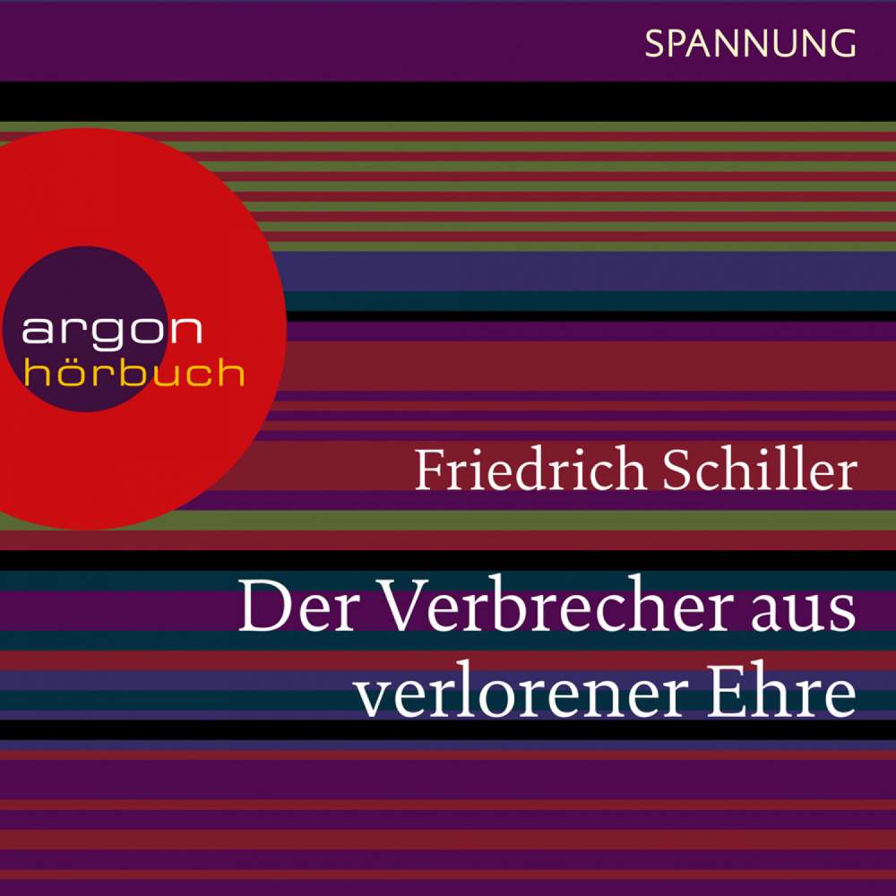 Cover von Friedrich Schiller - Der Verbrecher aus verlorener Ehre
