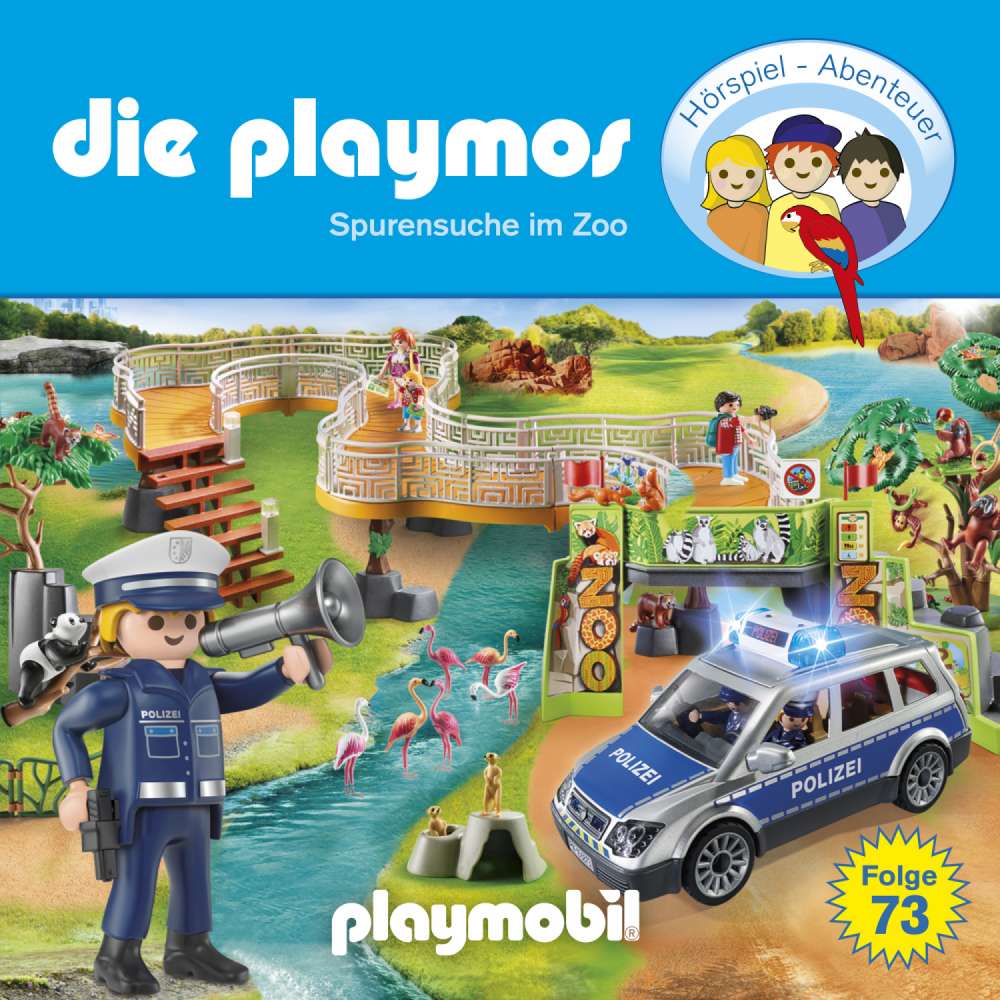 Cover von Die Playmos - Das Original Playmobil Hörspiel - Folge 73 - Spurensuche im Zoo