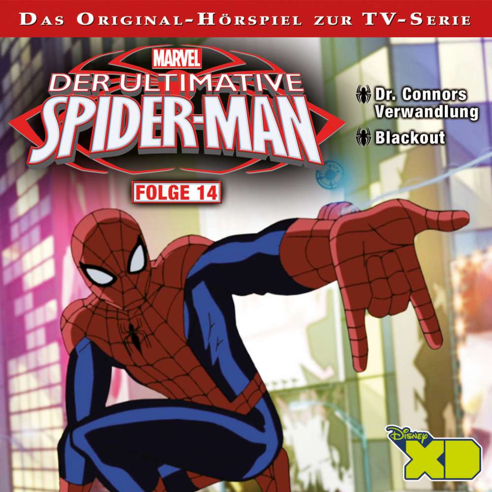 Cover von Der ultimative Spider-Man Hörspiel - Folge 14 - Dr. Connors Verwandlung / Blackout