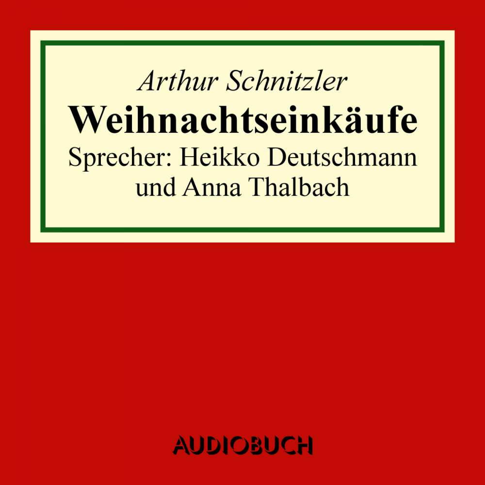 Cover von Arthur Schnitzler - Weihnachtseinkäufe