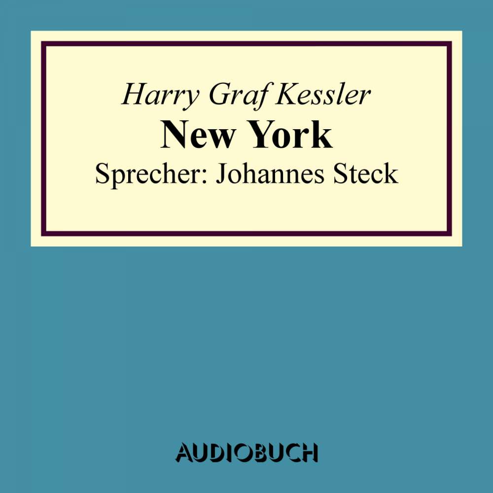 Cover von Harry Graf Kessler - New York