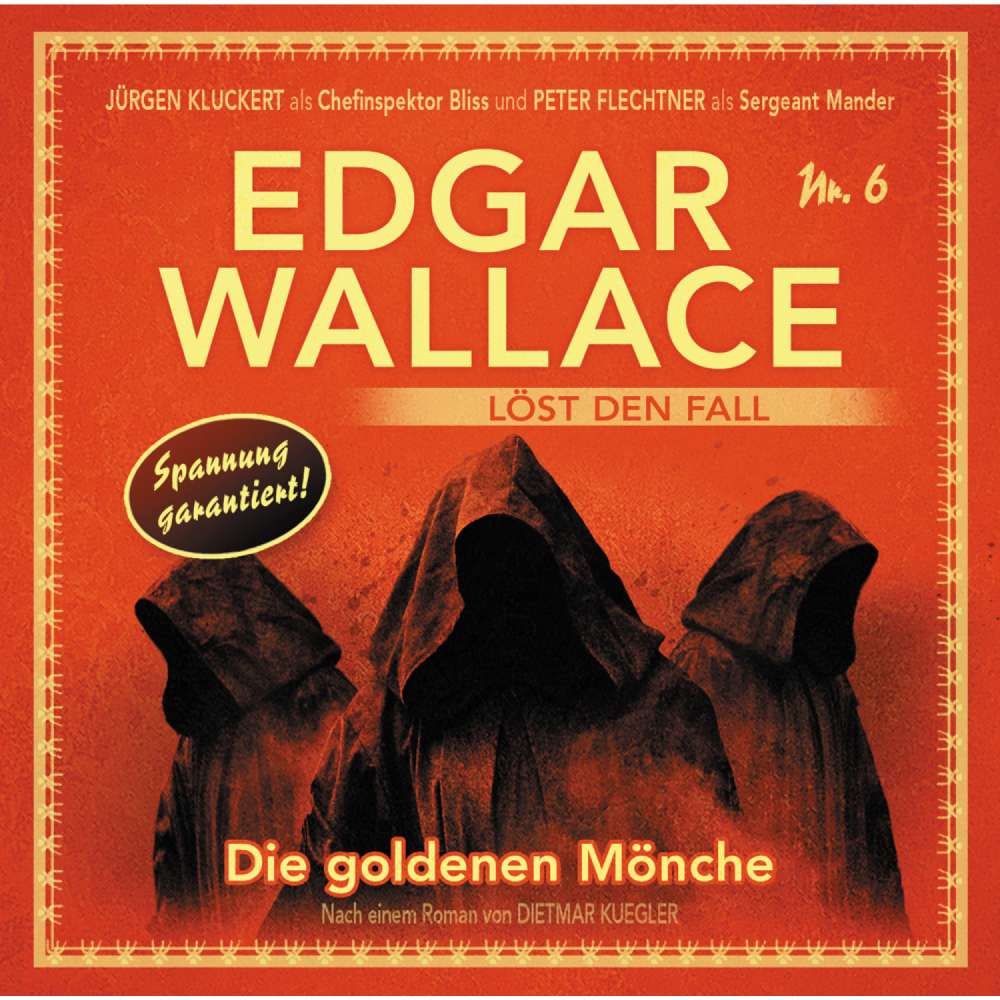 Cover von Edgar Wallace - Nr. 6 - Die goldenen Mönche