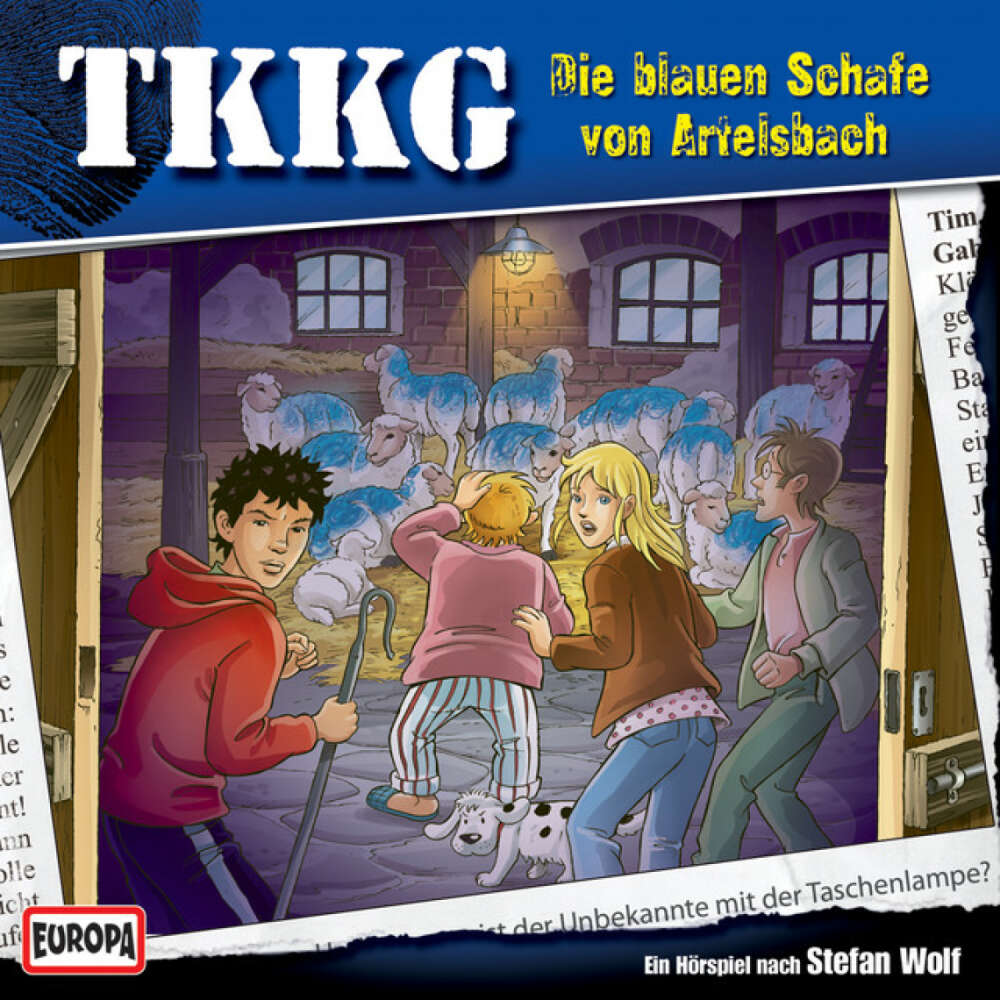 Cover von TKKG - 188/Die blauen Schafe von Artelsbach