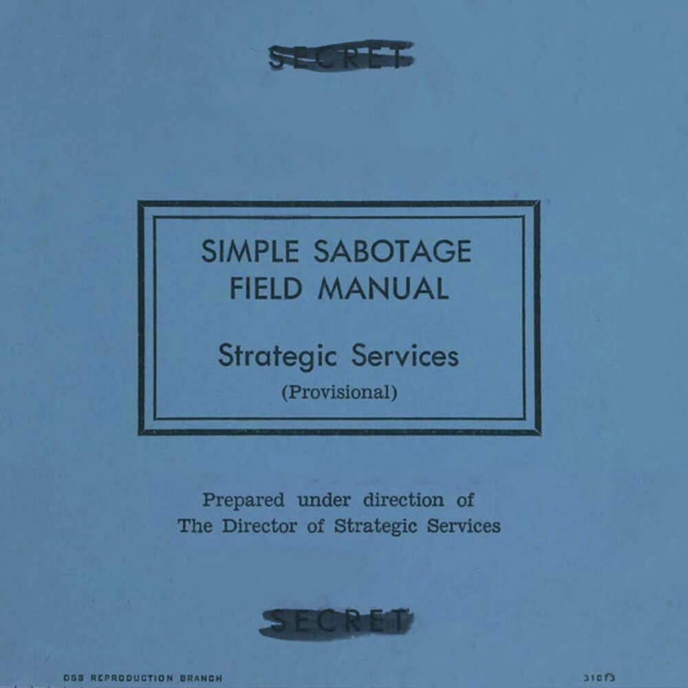 Cover von Office of Strategic Services - Simple Sabotage Field Manual