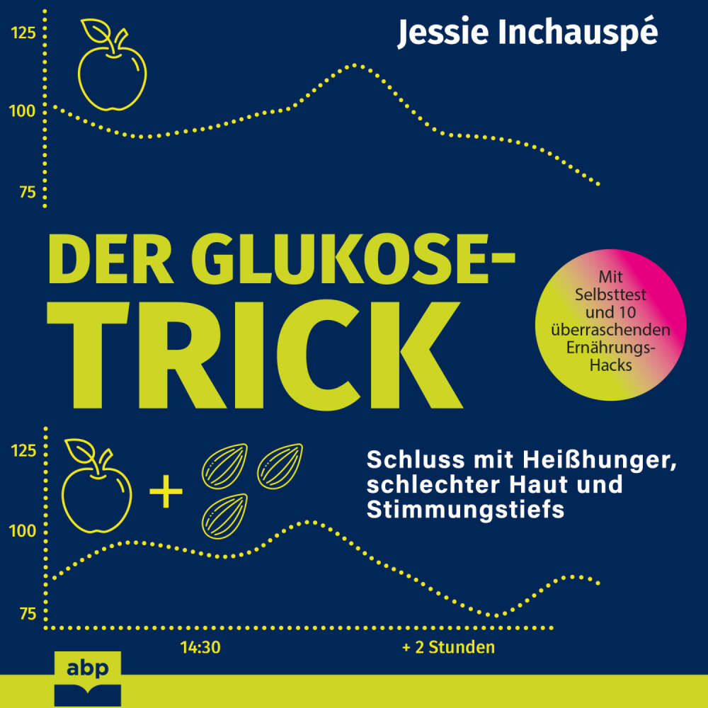 Cover von Jessie Inchauspé - Der Glukose-Trick - Schluss mit Heißhunger, schlechter Haut und Stimmungstiefs - Wie man der Achterbahn des Blutzuckerspiegels entkommt