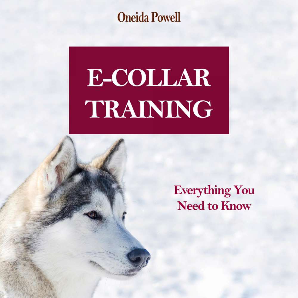 Cover von Oneida Powell - E-Collar Training - Everything You Need to Know