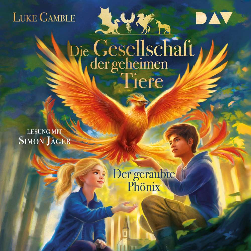 Cover von Luke Gamble - Die Gesellschaft der geheimen Tiere - Band 2 - Der geraubte Phönix