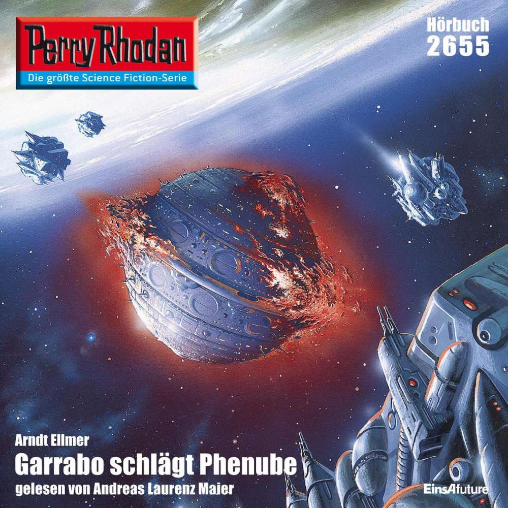 Cover von Arndt Ellmer - Perry Rhodan - Erstauflage 2655 - Garrabo schlägt Phenube