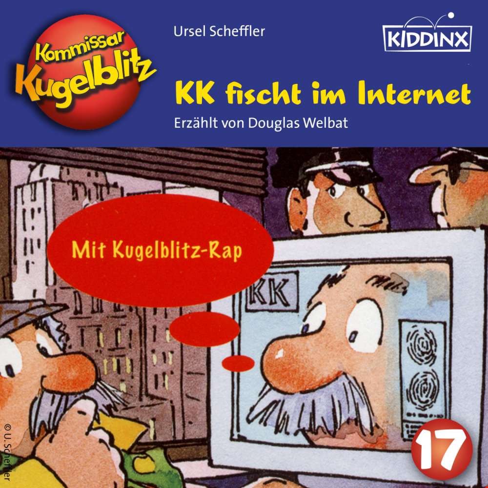 Cover von Ursel Scheffler - Kommissar Kugelblitz - Folge 17 - KK fischt im Internet