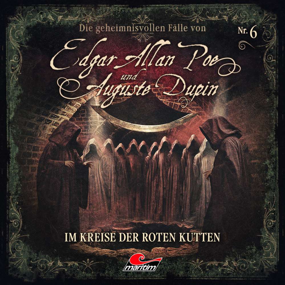 Cover von Edgar Allan Poe & Auguste Dupin - Folge 6 - Im Kreise der roten Kutten