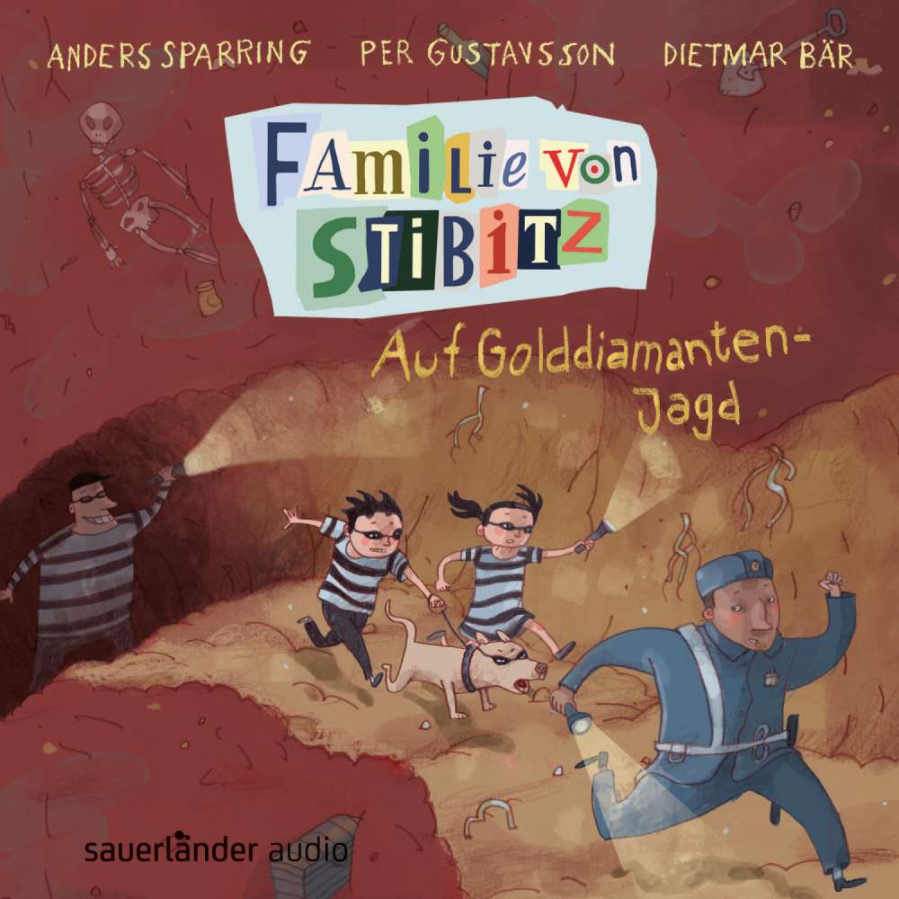 Cover von Anders Sparring - Familie von Stibitz - Band 4 - Auf Golddiamanten-Jagd