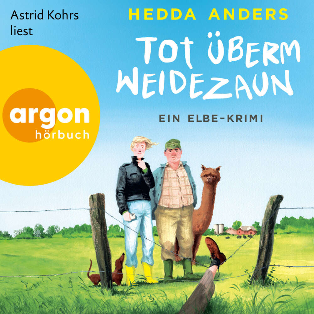 Cover von Hedda Anders - Tot überm Weidezaun - Ein Elbe-Krimi