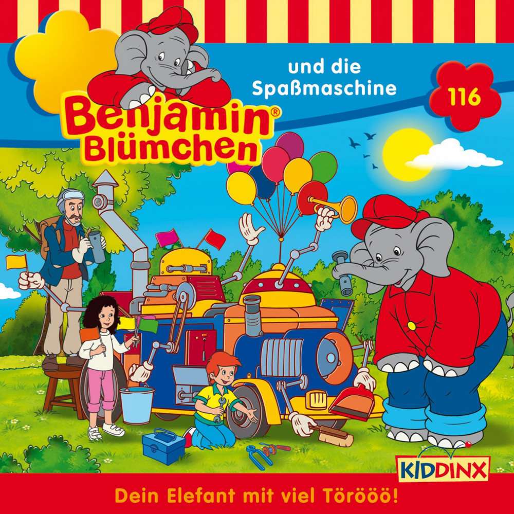 Cover von Benjamin Blümchen - Folge 116 - Benjamin und die Spaßmaschine
