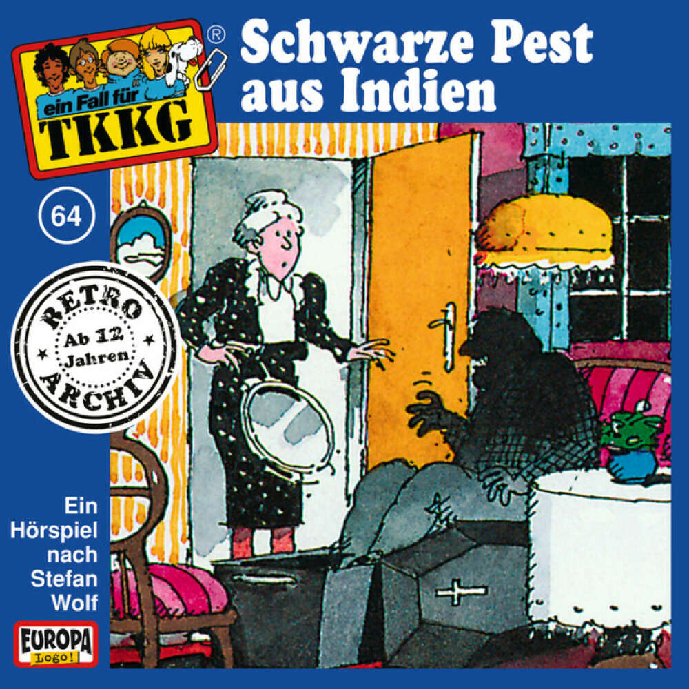 Cover von TKKG Retro-Archiv - 064/Schwarze Pest aus Indien