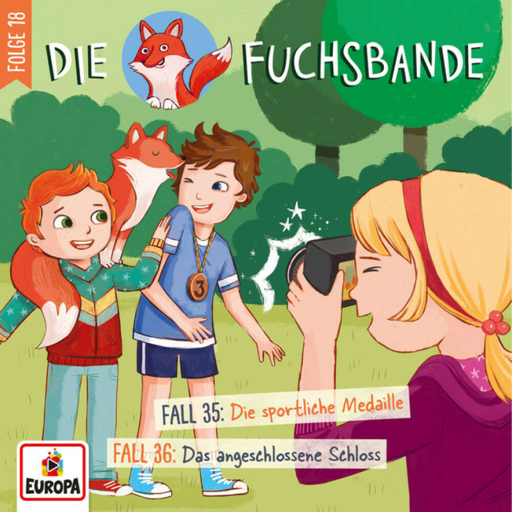 Cover von Die Fuchsbande - 018/Fall 35: Die sportliche Medaille/Fall 36: Das angeschlossene Schloss
