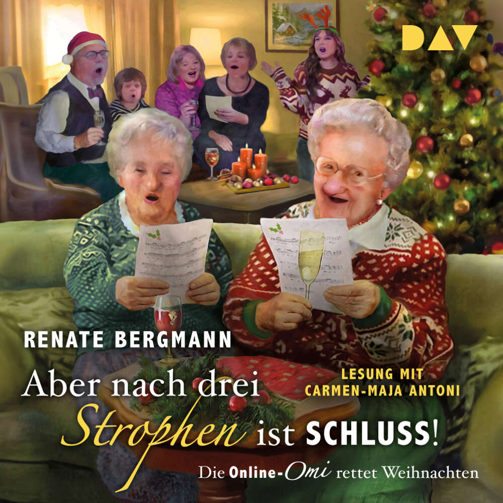 Cover von Renate Bergmann - Die Online-Omi - Band 20 - Aber nach drei Strophen ist Schluss! Die Online-Omi rettet Weihnachten