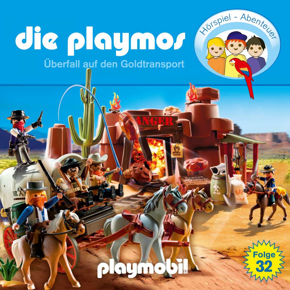 Cover von Die Playmos - Das Original Playmobil Hörspiel - Folge 32 - Überfall auf den Goldtransport