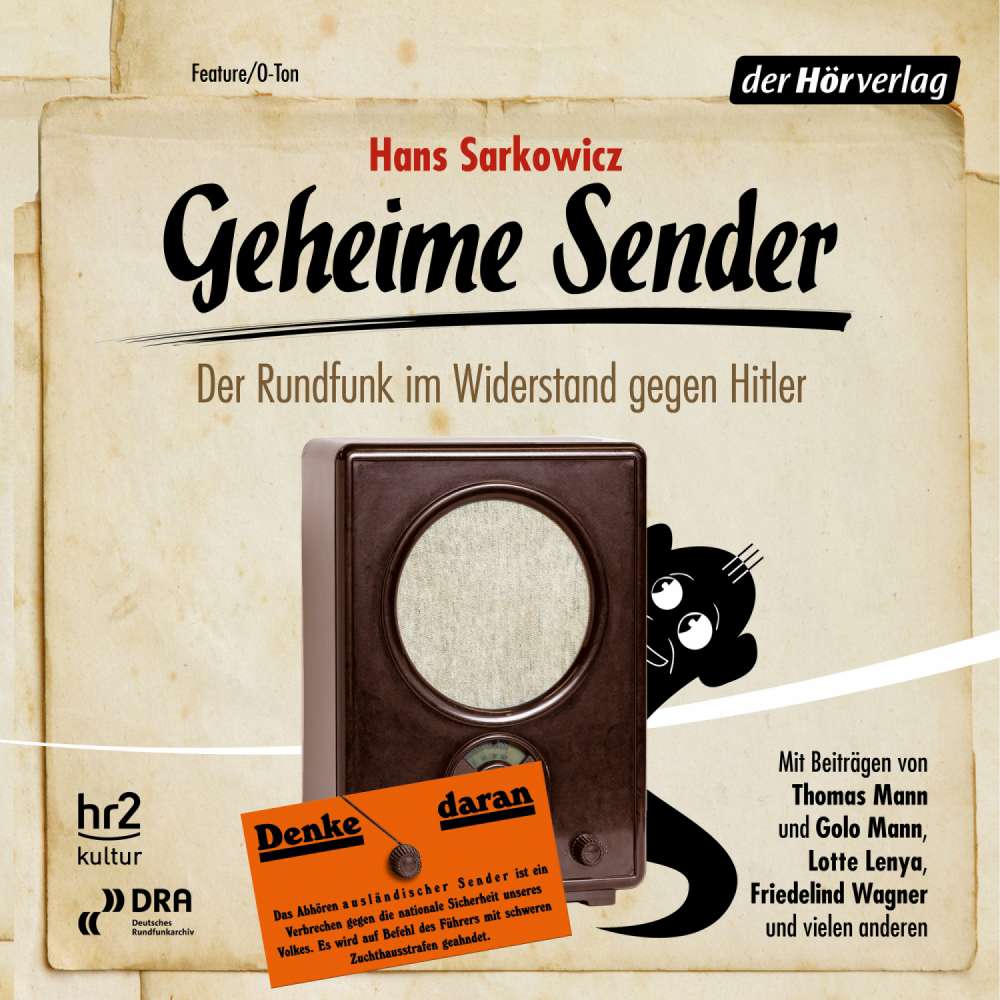 Cover von Thomas Mann - Geheime Sender - Der Rundfunk im Widerstand gegen Hitler