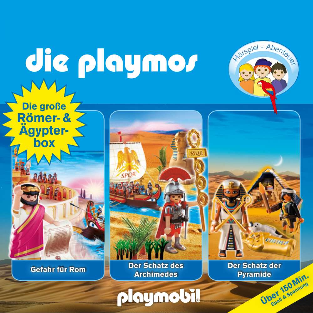 Cover von Die Playmos - Die Playmos -  Die große Römer und Ägypterbox, Folge 5, 18, 52