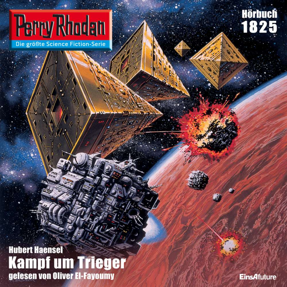Cover von Hubert Haensel - Perry Rhodan - Erstauflage 1825 - Kampf um Trieger