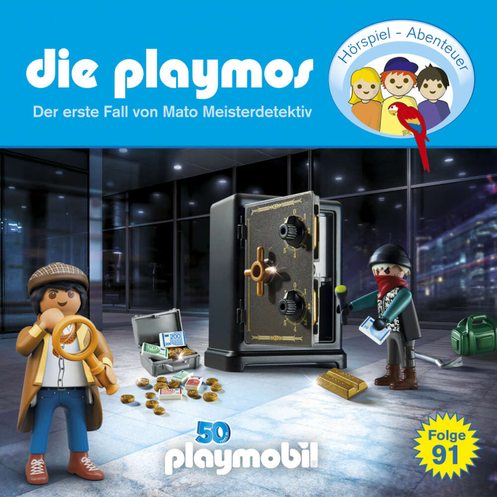 Cover von Die Playmos - Das Original Playmobil Hörspiel - Folge 91 - Der erste Fall von Mato Meisterdetektiv