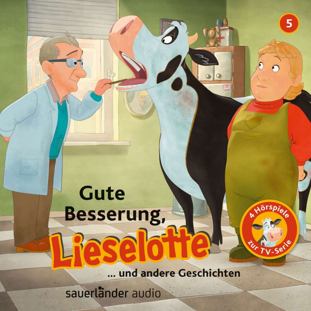Cover von Lieselotte Filmhörspiele - Folge 5 - Gute Besserung, Lieselotte (Vier Hörspiele)
