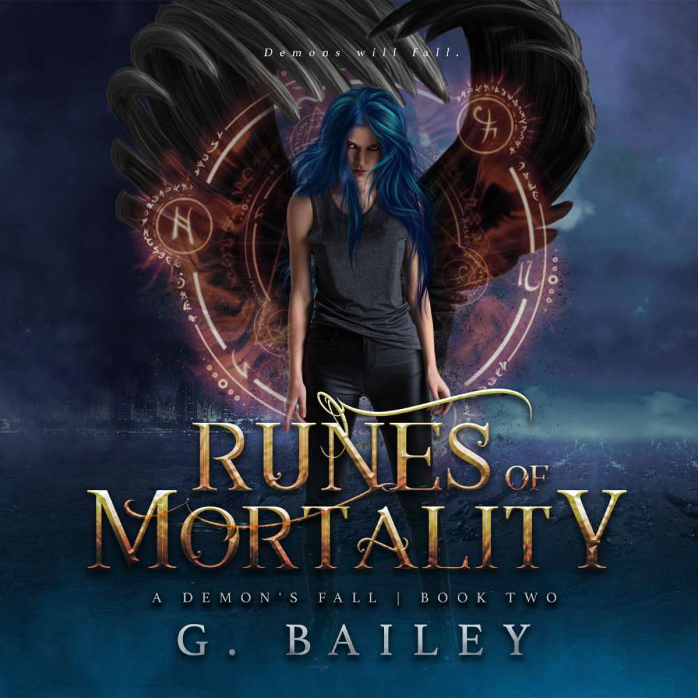 Cover von G. Bailey - A Demon's Fall - Book 2 - Runes of Mortality - A Reverse Harem Urban Fantasy