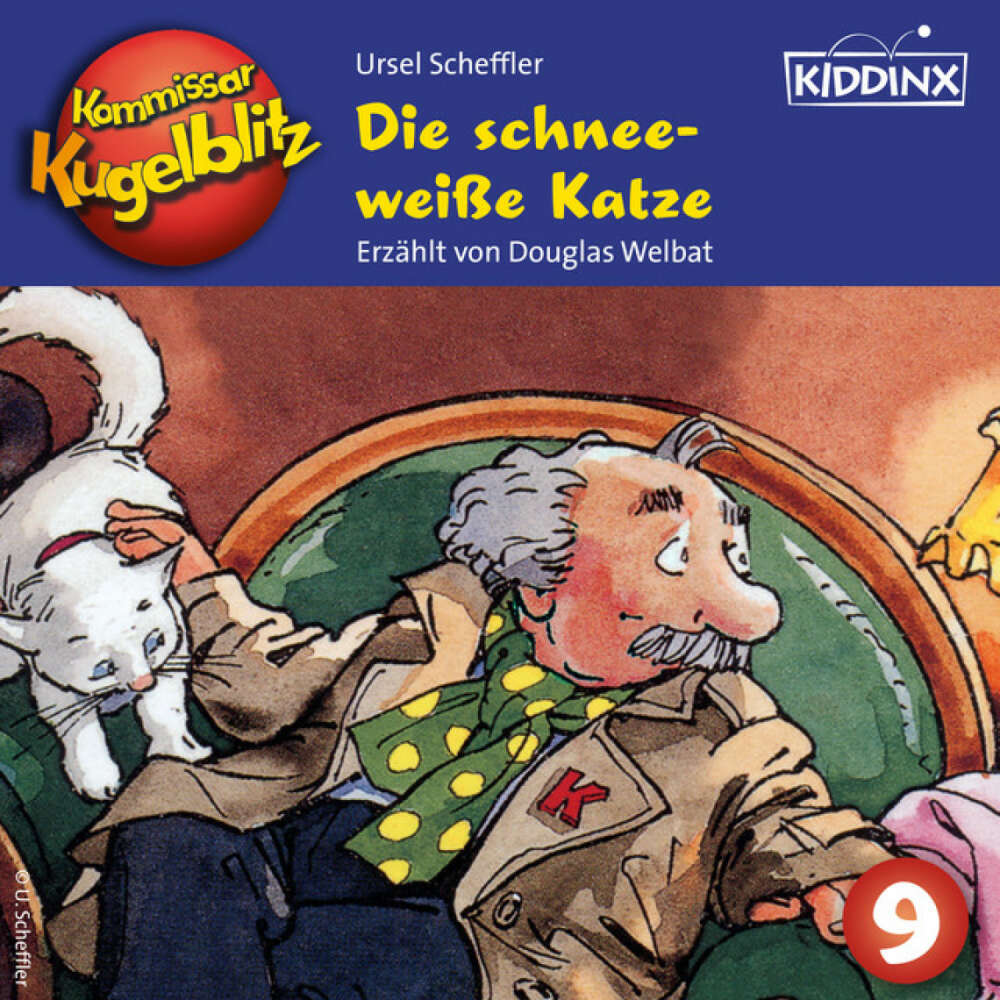 Cover von Kommissar Kugelblitz - Folge 9 - Die schneeweiße Katze