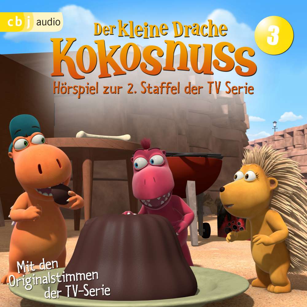 Cover von Der Kleine Drache Kokosnuss - Folge 3 - Amadeus in Gefahr - Der Meisterkuchenbäcker - Gewusst Wie - Wettstreit der Kuscheltiere - Hörspiel zur 2. Staffel der TV-Serie