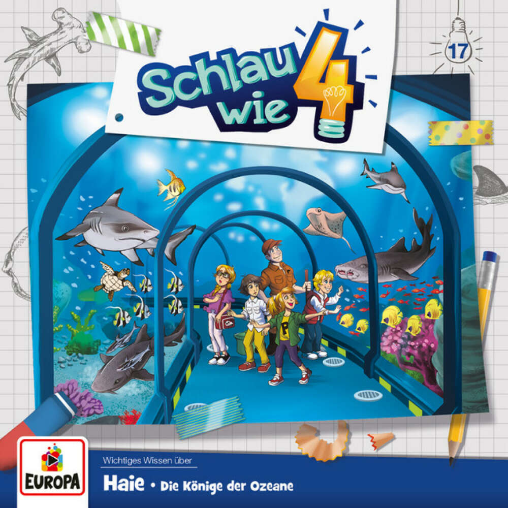 Cover von Schlau wie Vier - 017/Haie. Die Könige der Ozeane