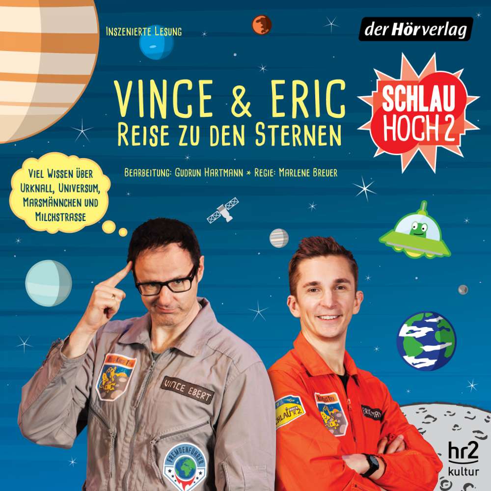 Cover von Vince Ebert - Schlau hoch 2 - Vince und Eric - Reise zu den Sternen