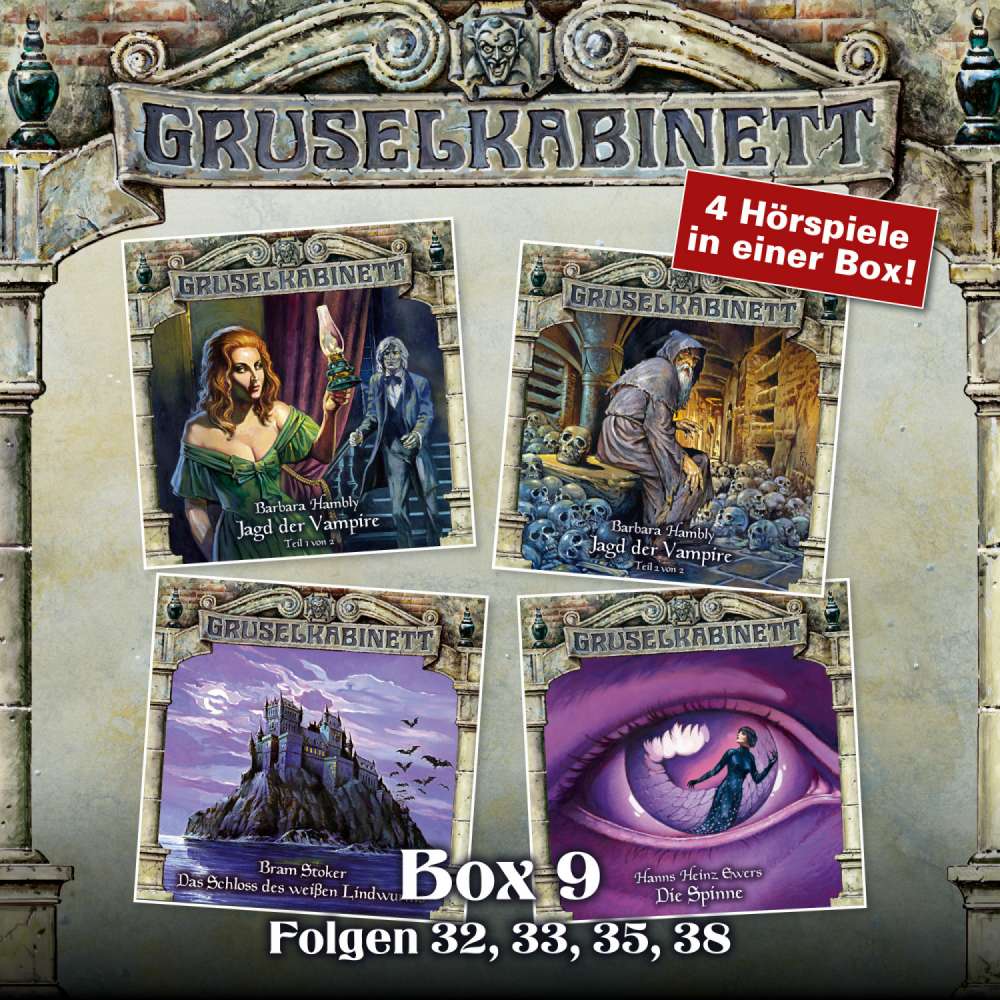 Cover von Gruselkabinett - Box 9 - Folgen 32, 33, 35, 38