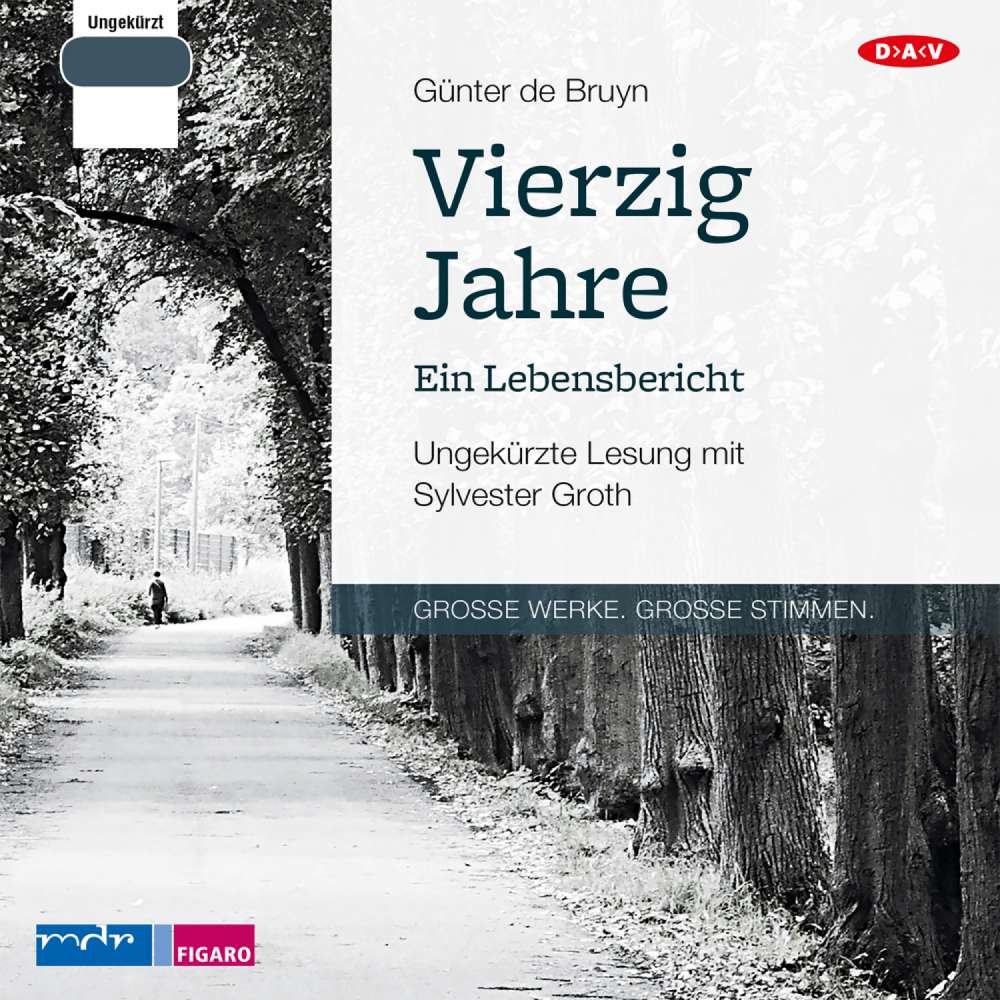 Cover von Günter de Bruyn - Vierzig Jahre - Ein Lebensbericht