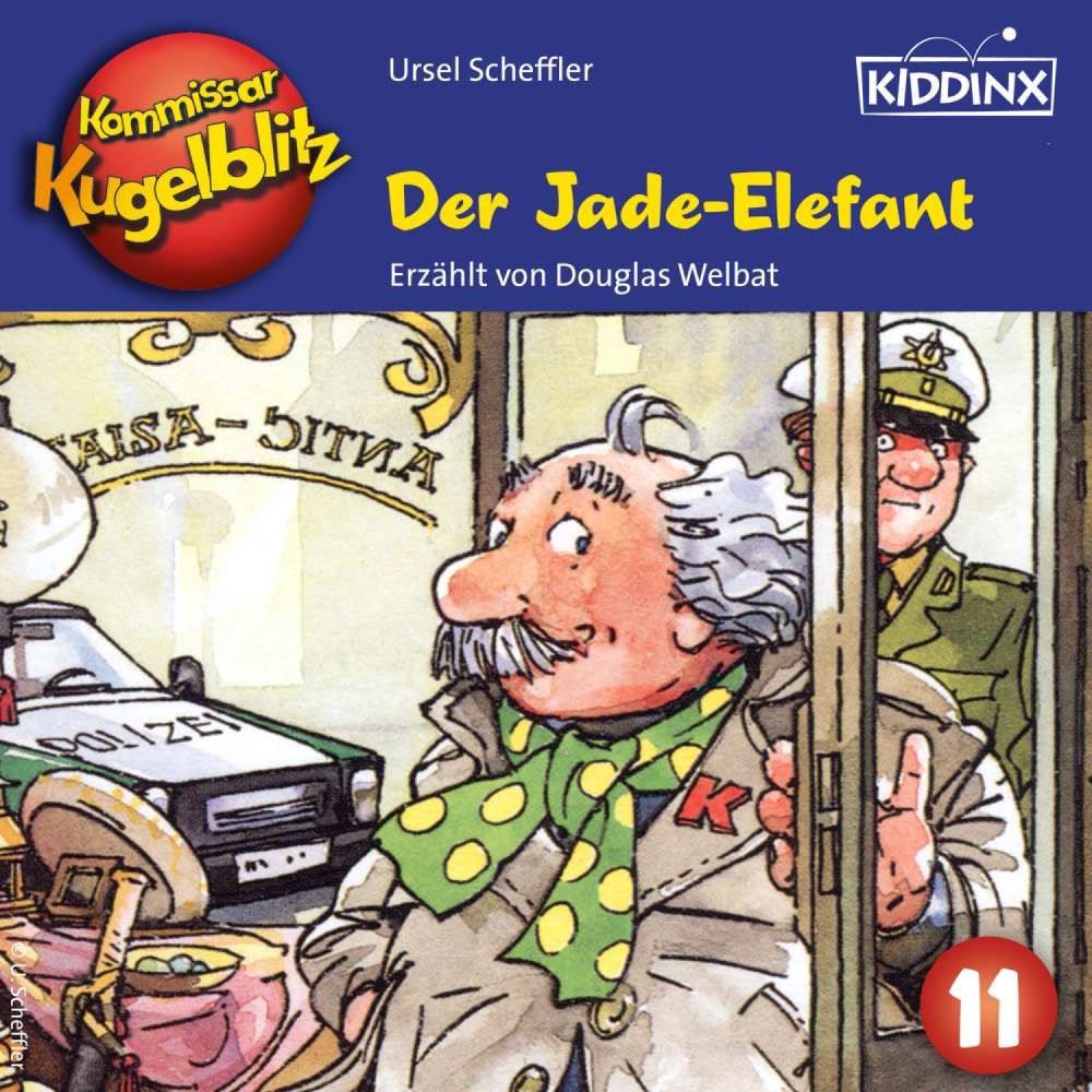Cover von Ursel Scheffler - Kommissar Kugelblitz - Folge 11 - Der Jade-Elefant