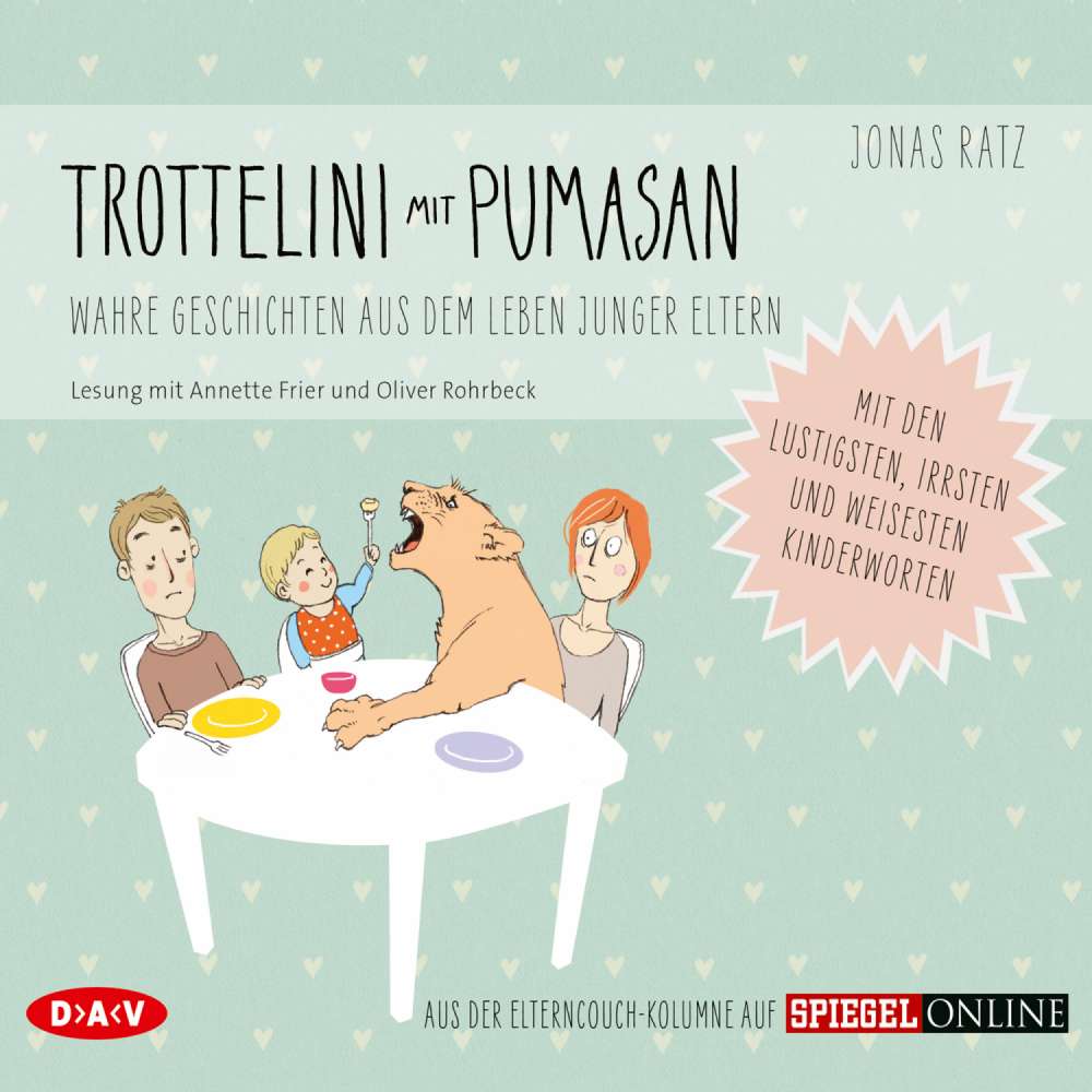 Cover von Jonas Ratz - Trottelini mit Pumasan - Wahre Geschichten aus dem Leben junger Eltern