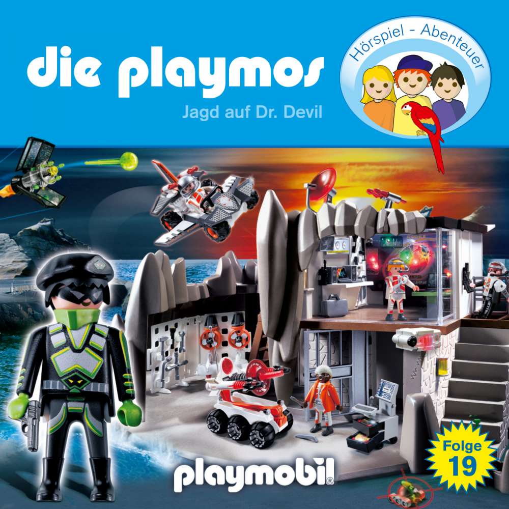 Cover von Die Playmos - Das Original Playmobil Hörspiel - Folge 19 - Jagd auf Dr. Devil